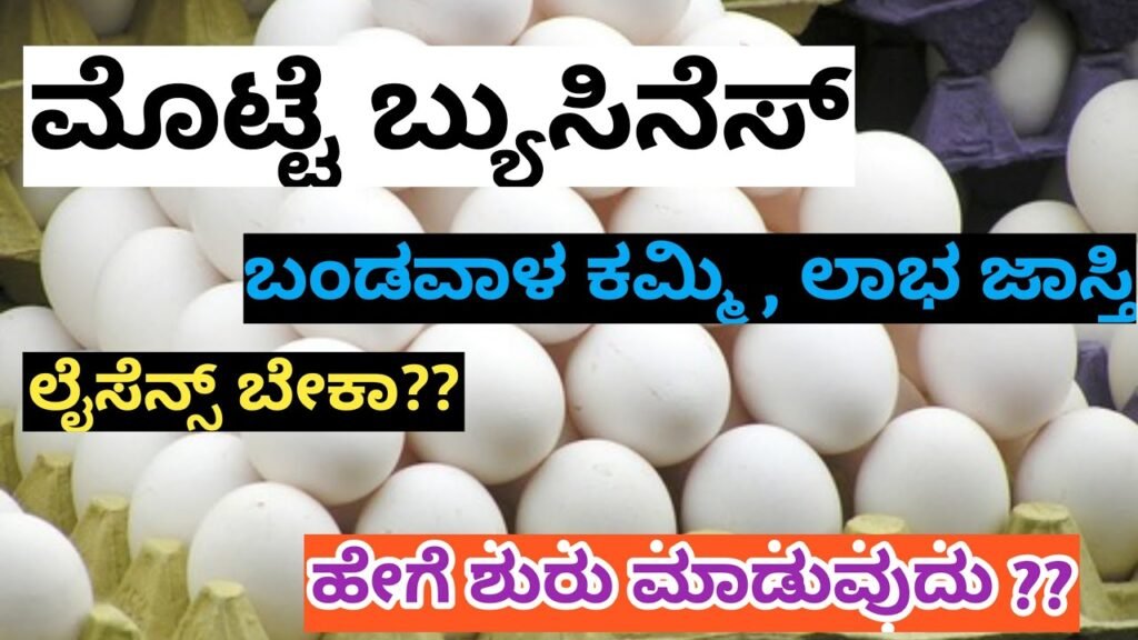 ಎಗ್ ಅಂಗಡಿಯ ಬ್ಯುಸಿನೆಸ್ ಮಾಹಿತಿ Egg Business In Kannada